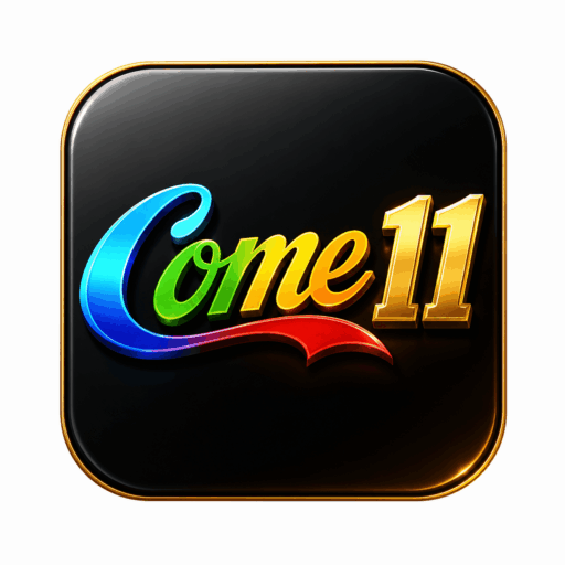COME11 fantasy cricket app homepage with cricket players and team creation interface