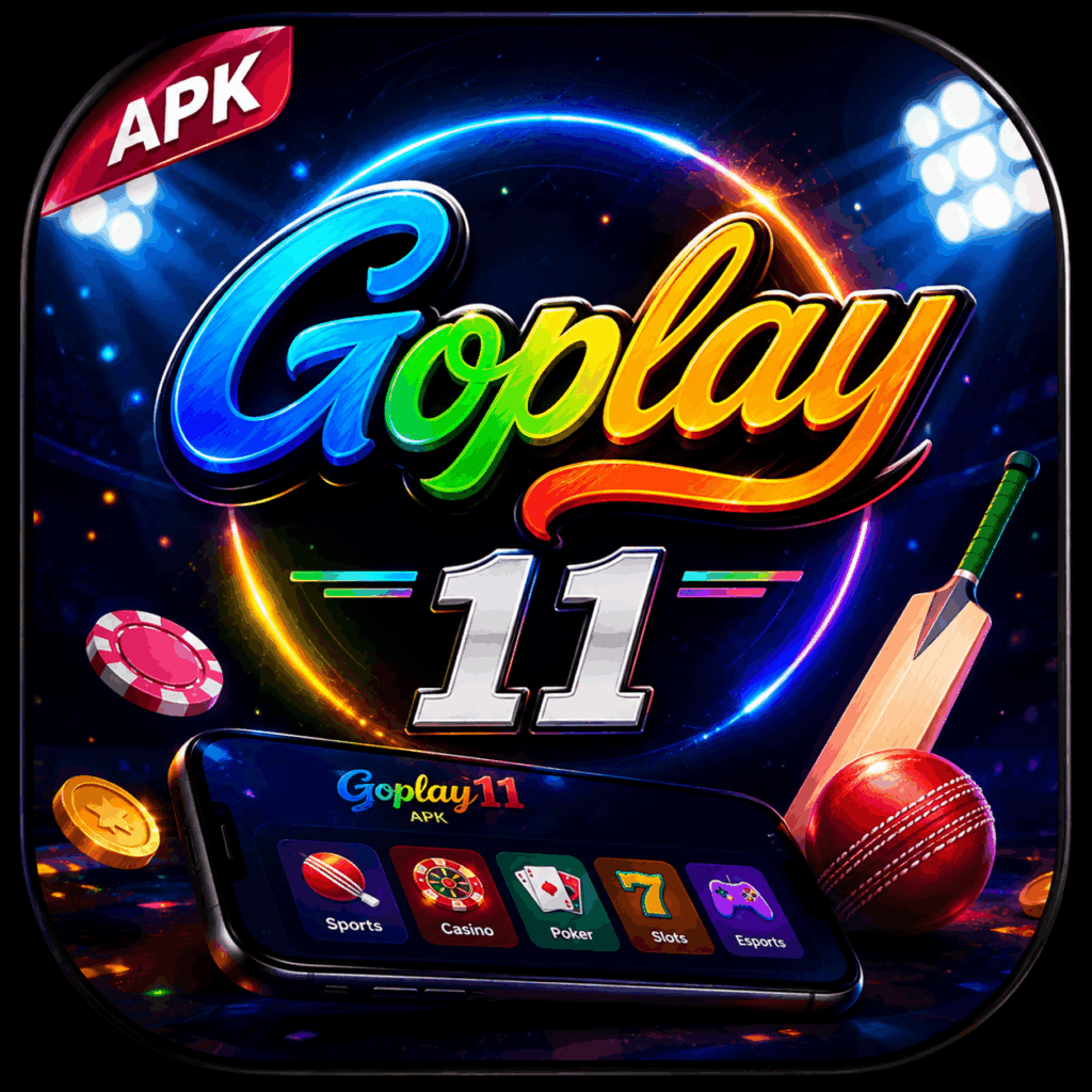 GoPlay APK home screen with sports and gaming interface